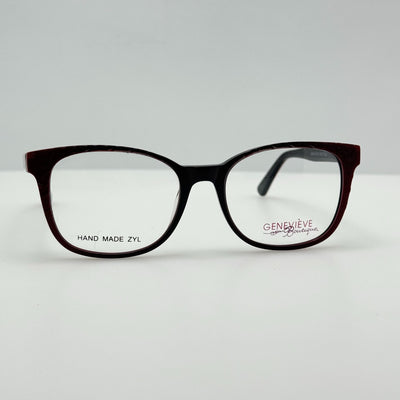 Genevieve Boutique Eyeglasses Eye Glasses Frames Jet Set Burgundy Fade 52-18-140