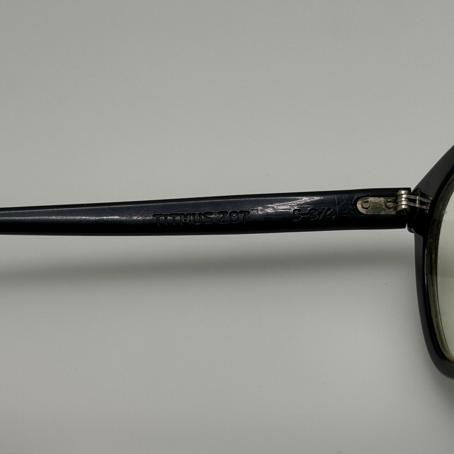 Titmus Eyeglasses Eye Glasses Frames Z87 Black 5 3/4
