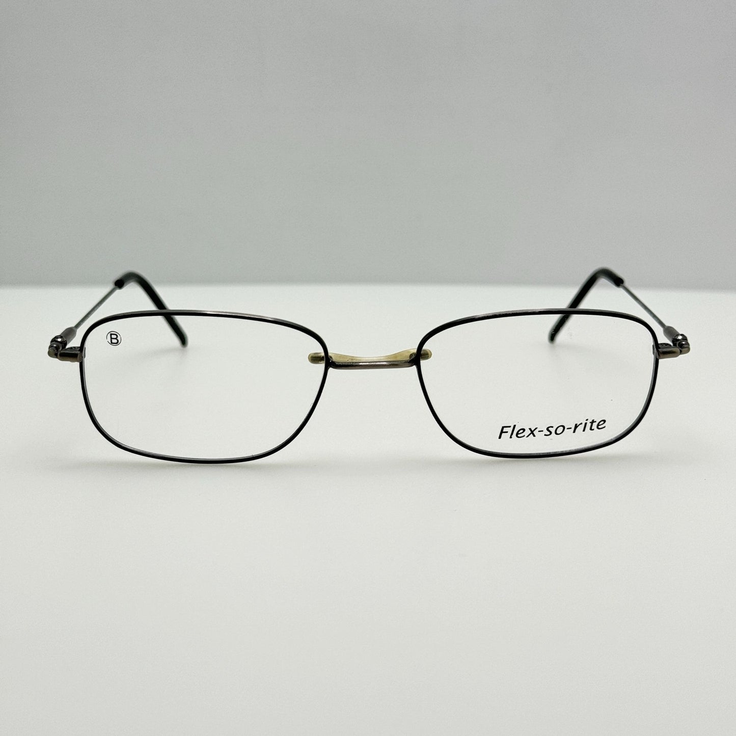 Flex So Right Eyeglasses Eye Glasses Frames Air Flex 502 Gun/Black 52-19