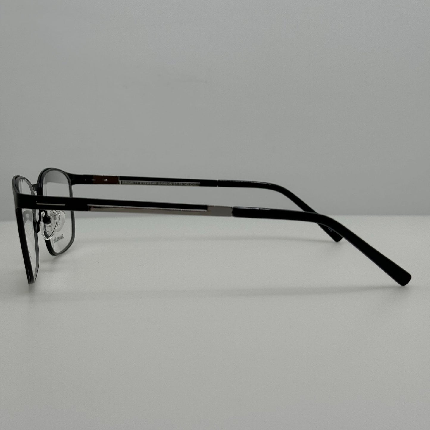 Priority Eyewear Eyeglasses Eye Glasses Frames Samson C-1 Black 57-19-145