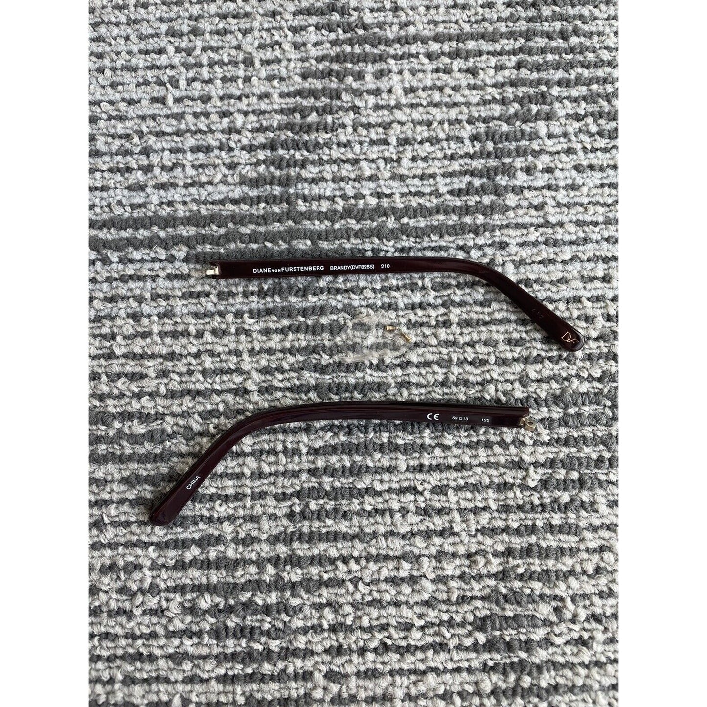 Diane Von Furstenberg DVF828S Brandy 59-13-125 Sunglasses Temple Arms Only PARTS