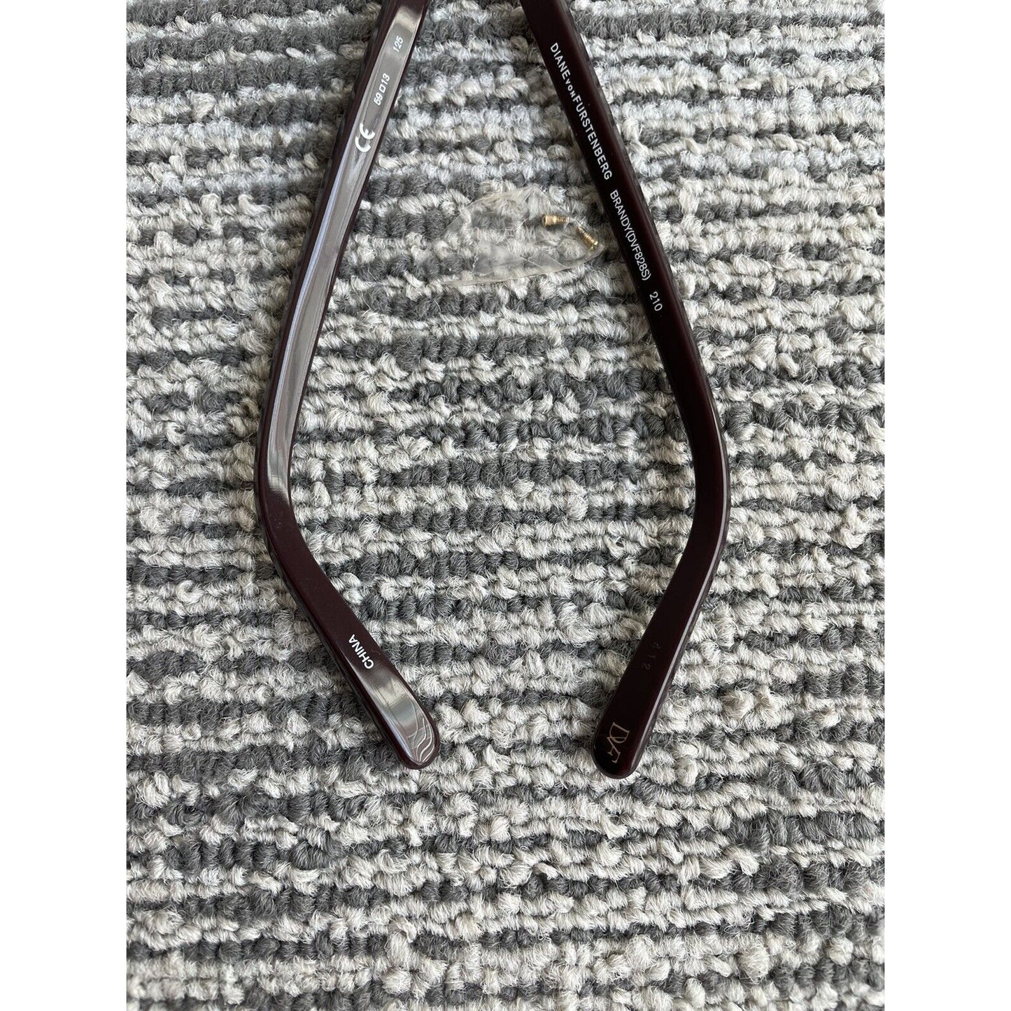 Diane Von Furstenberg DVF828S Brandy 59-13-125 Sunglasses Temple Arms Only PARTS
