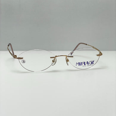 Mirage Eyeglasses Eye Glasses Frames EJM209 Gold 49-18