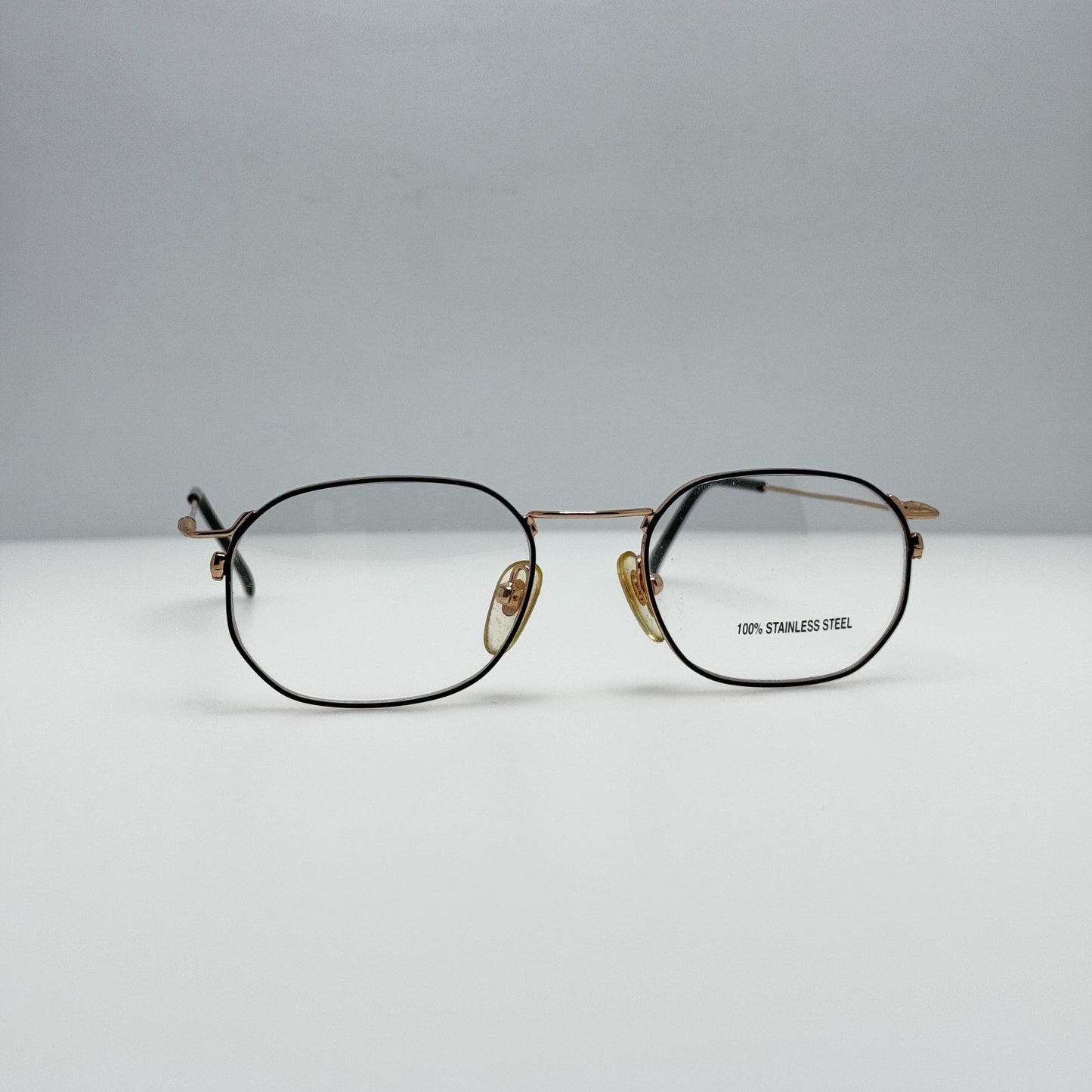 Unbranded FM-808 Gold Matt Black Eyeglasses Eye Glasses Frames 48-20-130