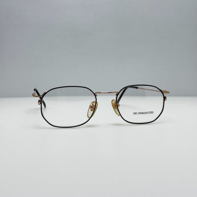 Unbranded FM-808 Gold Matt Black Eyeglasses Eye Glasses Frames 48-20-130