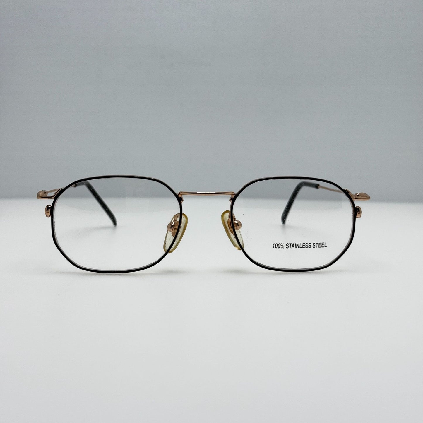 Unbranded FM-808 Gold Matt Black Eyeglasses Eye Glasses Frames 48-20-130