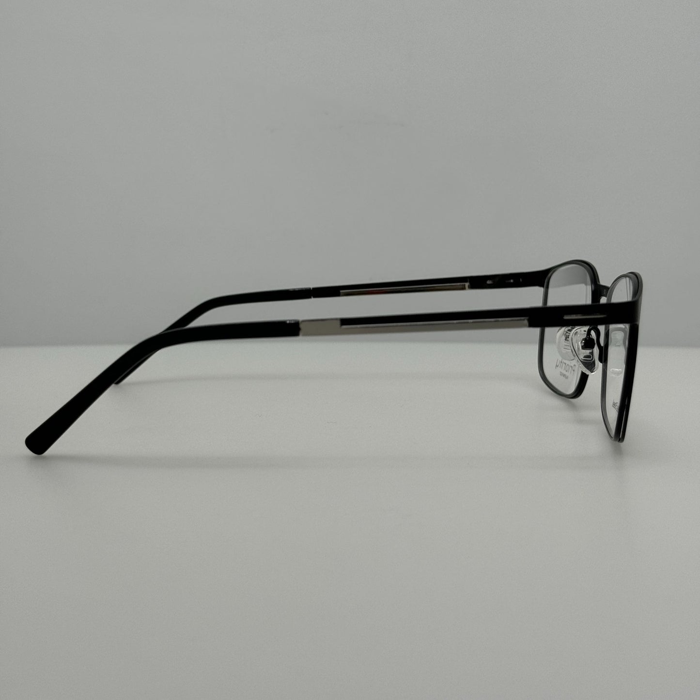 Priority Eyewear Eyeglasses Eye Glasses Frames Samson C-1 Black 57-19-145