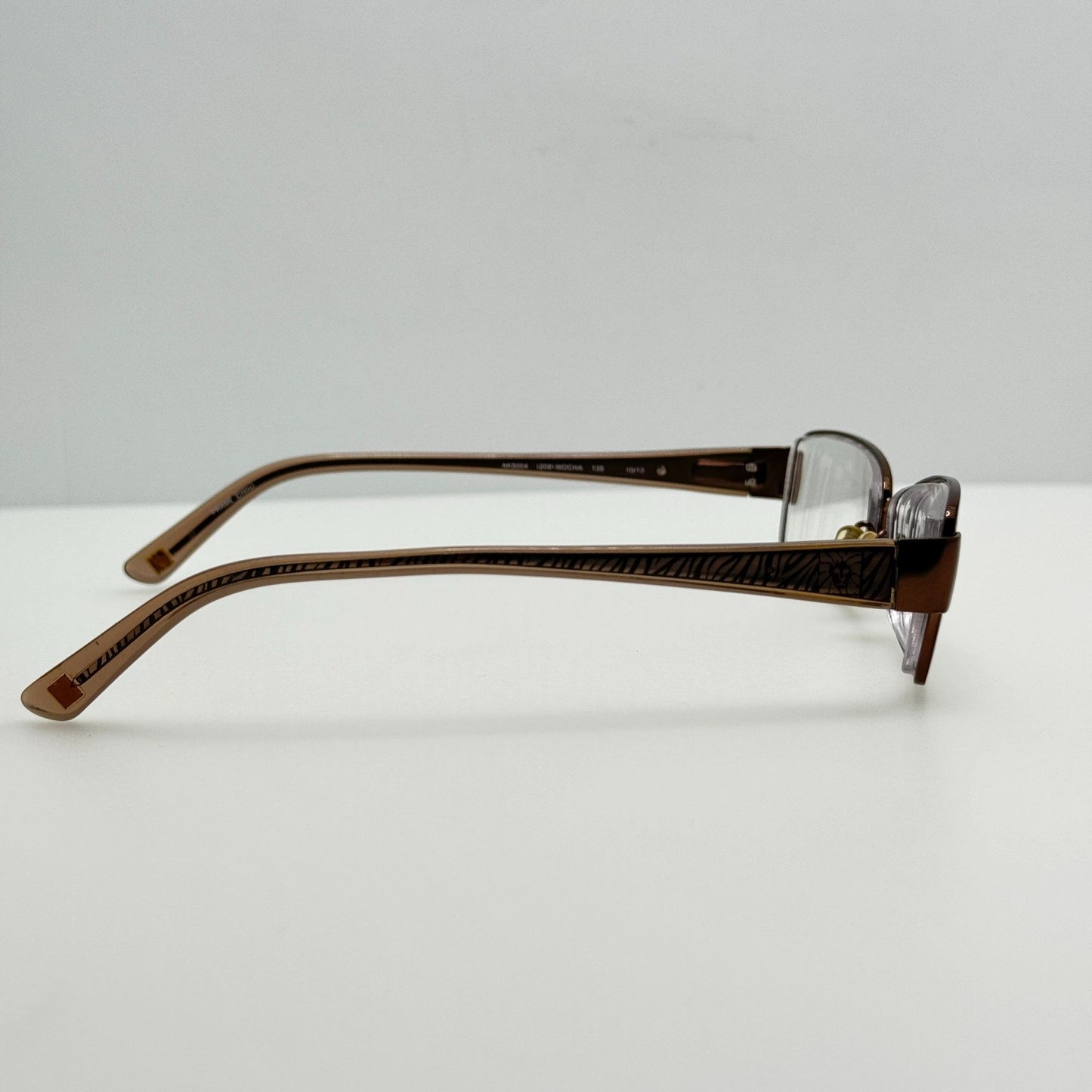 Anne Klein Eyeglasses Eye Glasses Frames AK5004 208 Mocha 52-15-135