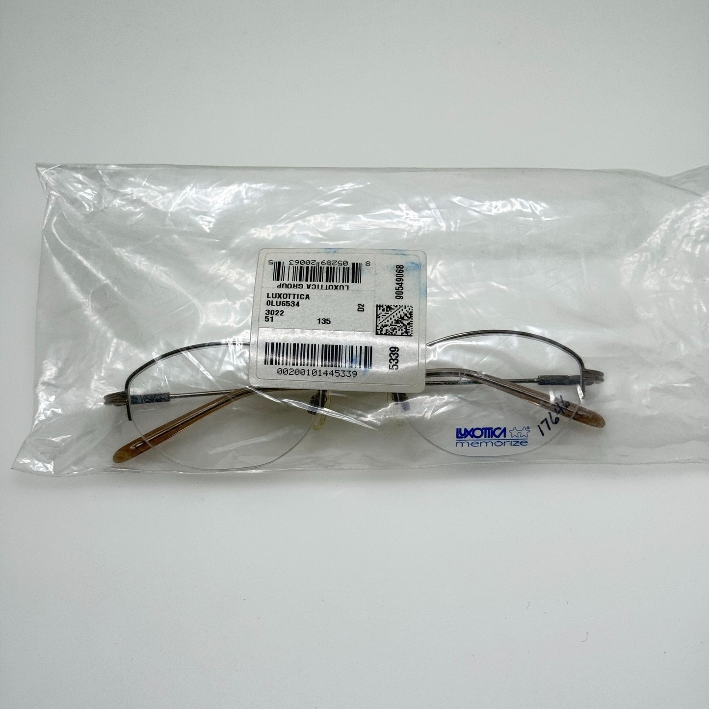 Luxottica Eyeglasses Eye Glasses Frames 6534 3022 51-19-135