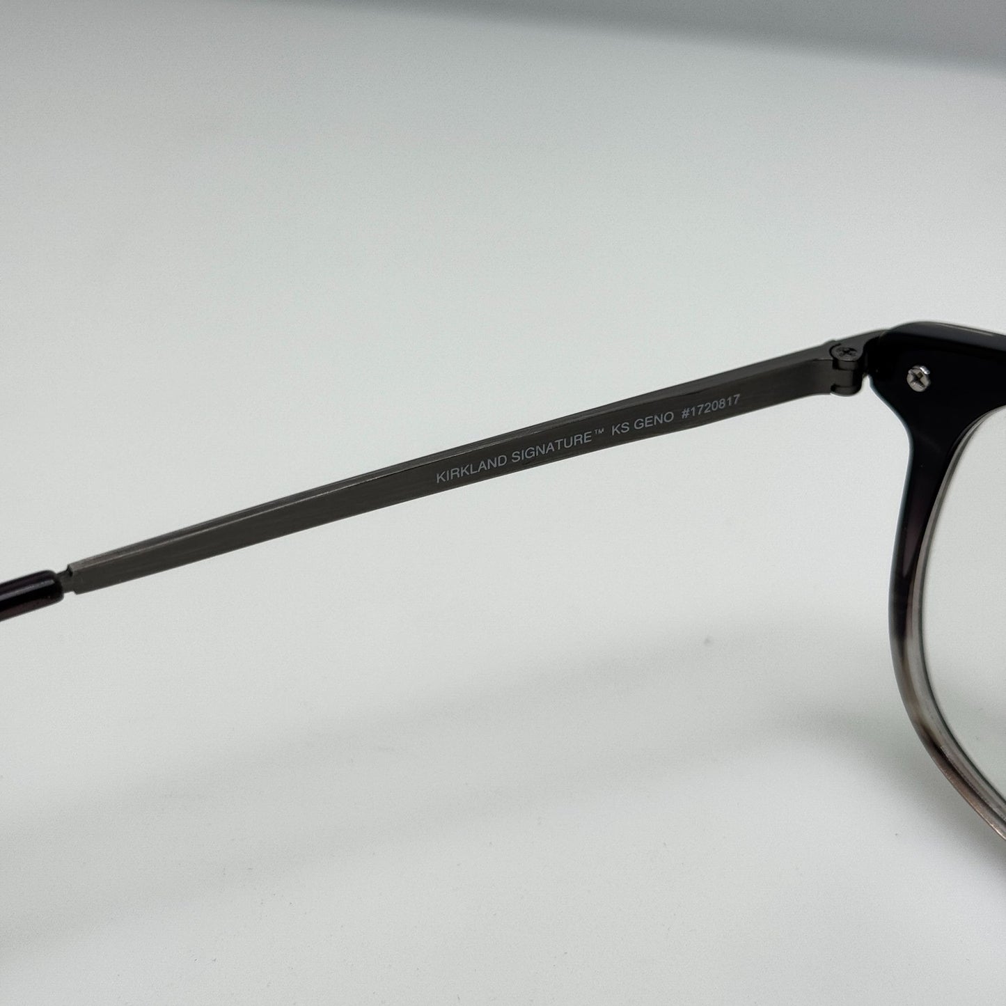 Kirkland Signature Eye Glasses Eyeglasses Frames 1720817 Geno Grey 51-21-145