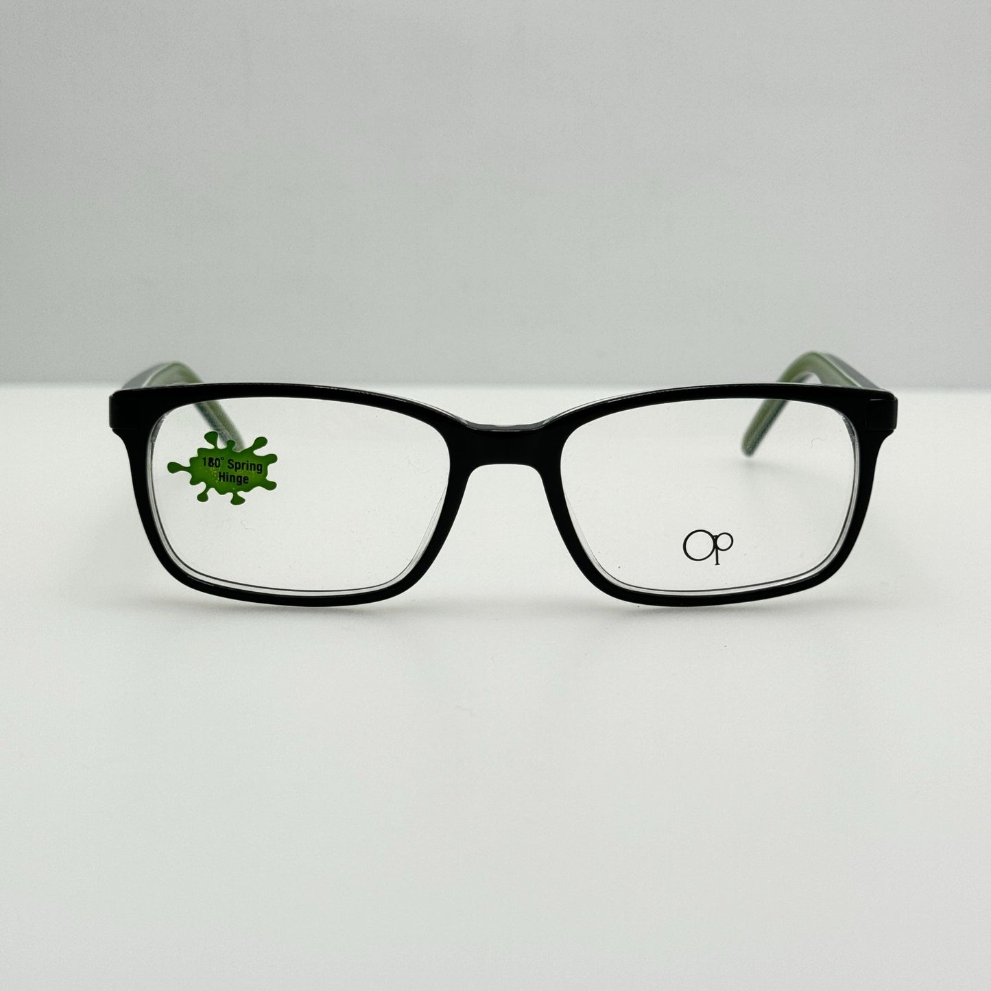 Ocean Pacific Eyeglasses Eye Glasses Frames OP 876 Black Laminate 49-16-130