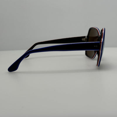 Unbranded Sunglasses Vintage Retro Ski Red White Blue