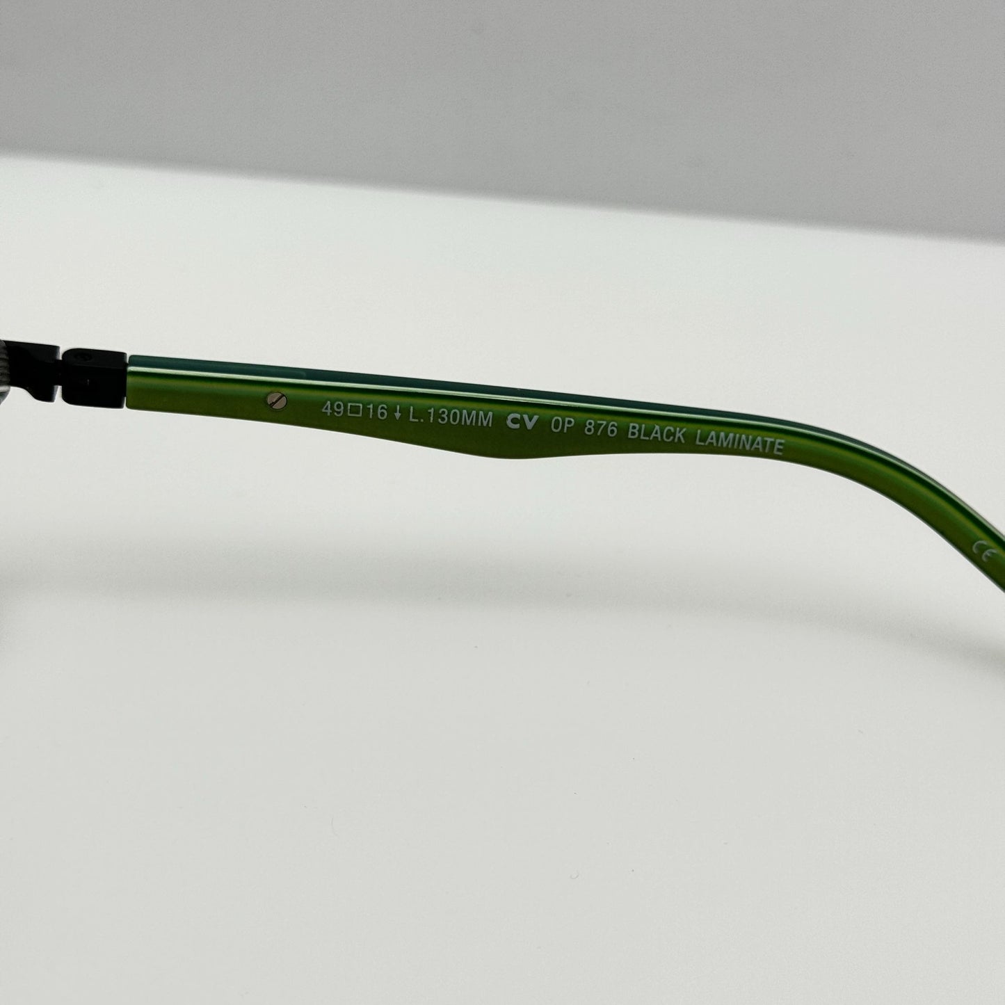 Ocean Pacific Eyeglasses Eye Glasses Frames OP 876 Black Laminate 49-16-130