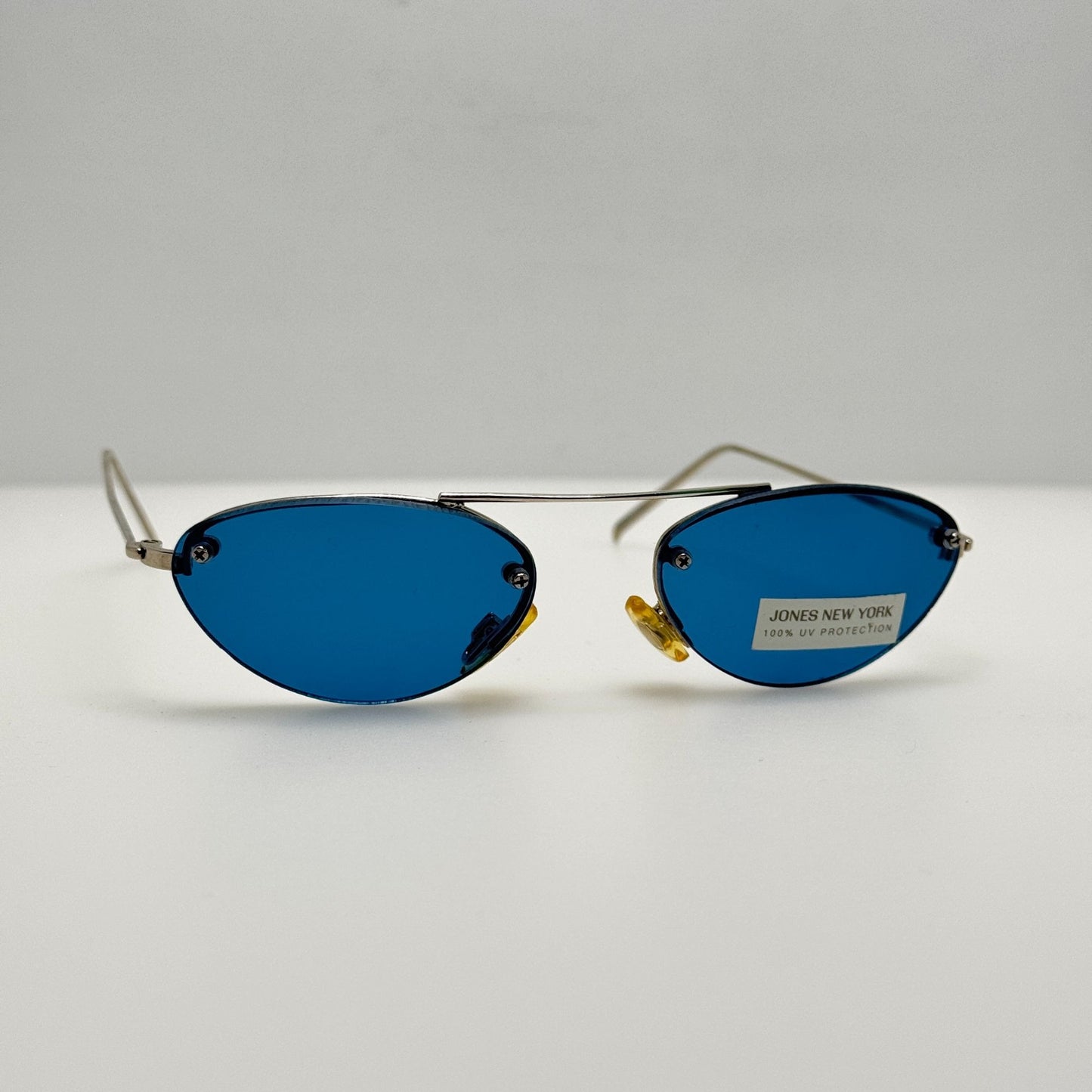 Jones New York Sunglasses 95481 Blue Vintage Y2K