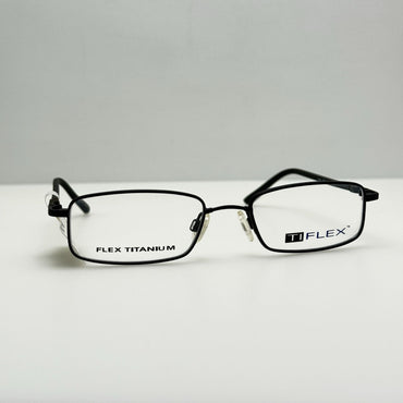 Ti Flex Eyeglasses Eye Glasses Frames 1553 002 50-18-135 Satin Black
