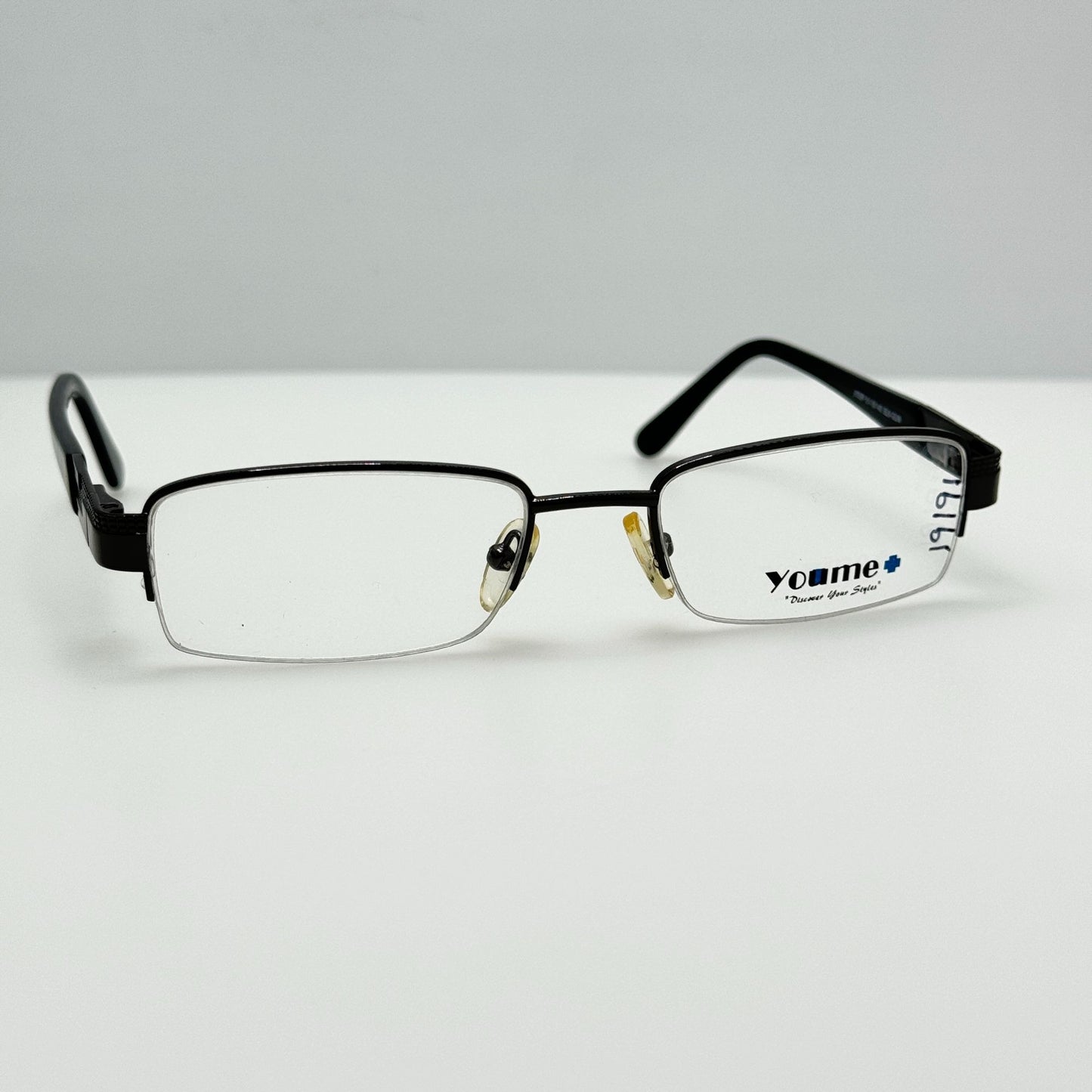 Youme Eye Glasses Eyeglasses Frames 8750P BLK-Gun 51-18-140