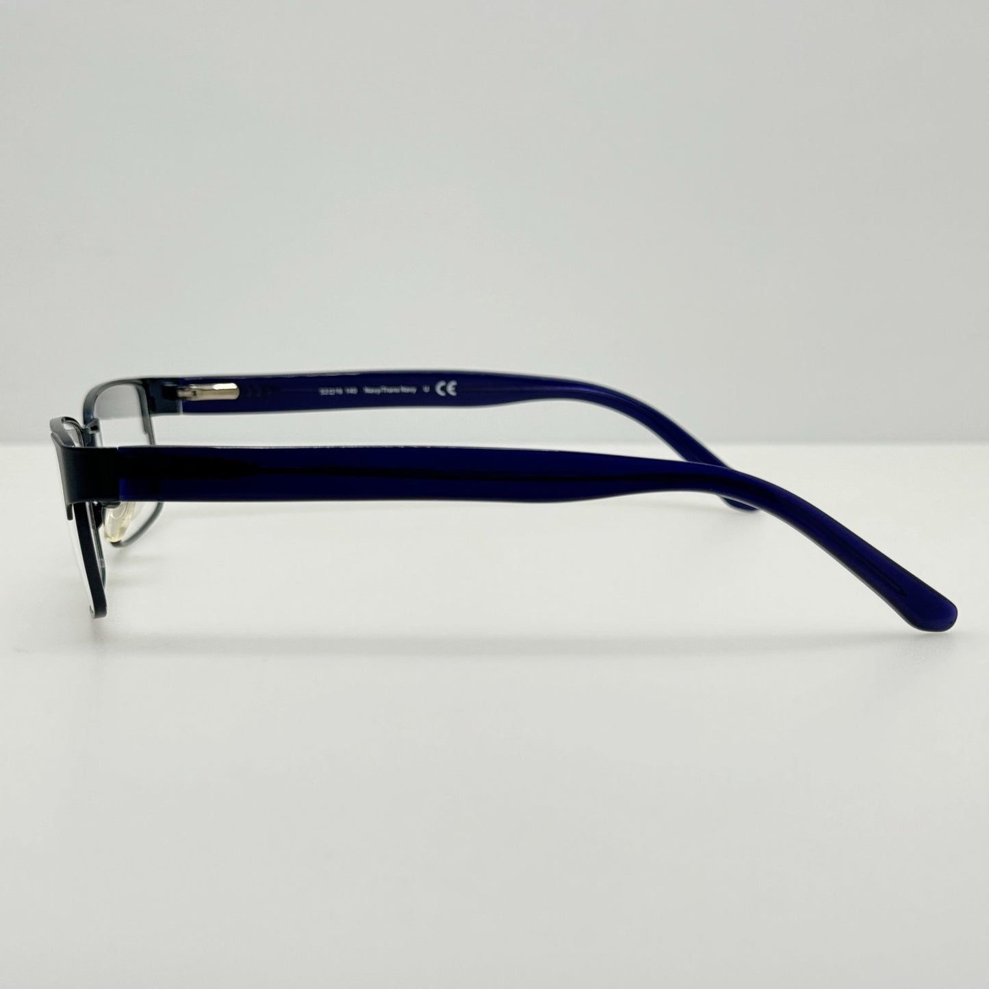 Mossimo Eyeglasses Eye Glasses Frames MS 1110 52-16-140 Navy Trans Navy
