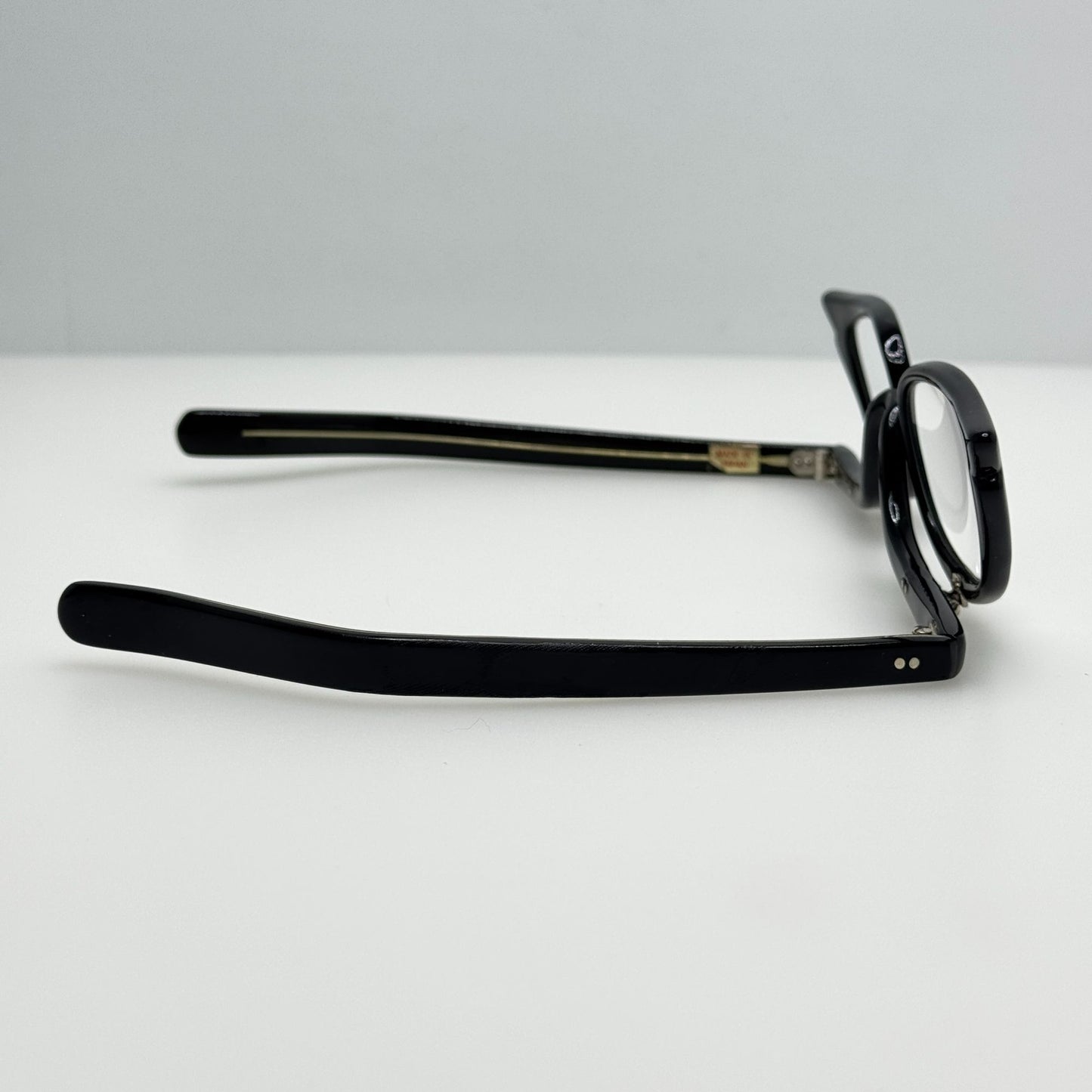 Revlon Black Japan Eye Eyeglasses Eye Glasses Flip Down Frames Read Description