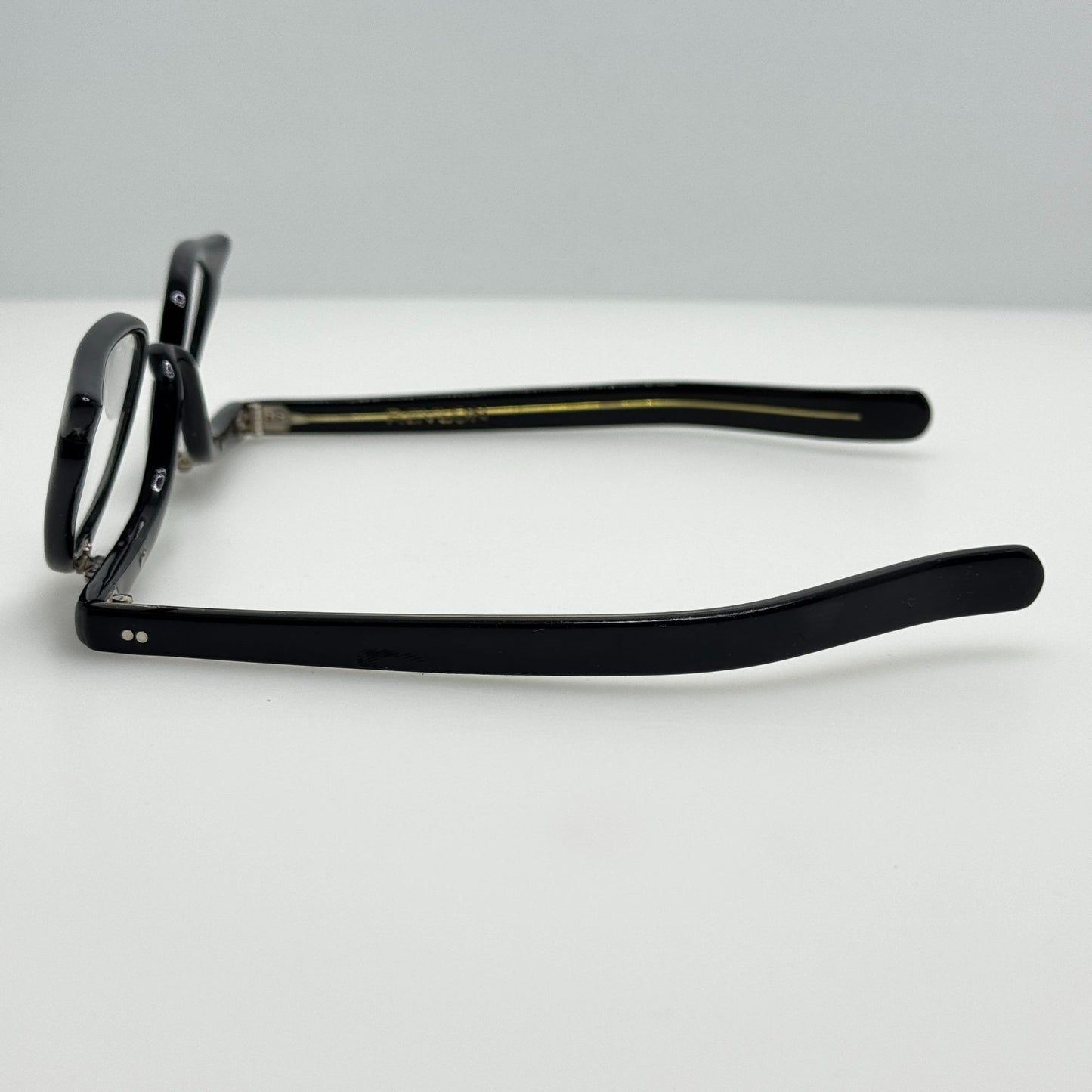 Revlon Black Japan Eye Eyeglasses Eye Glasses Flip Down Frames Read Description