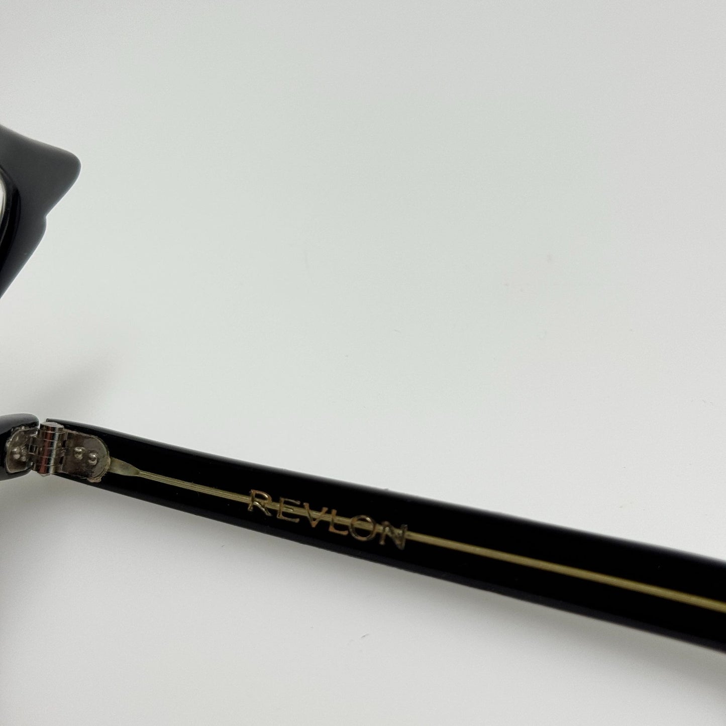 Revlon Black Japan Eye Eyeglasses Eye Glasses Flip Down Frames Read Description