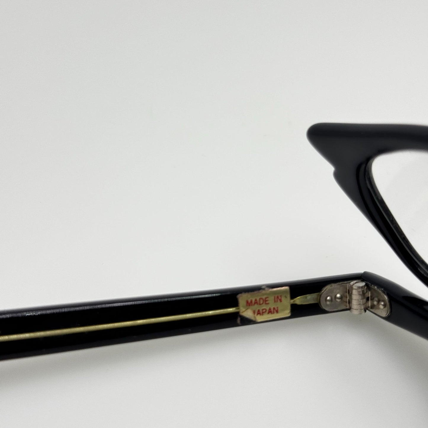 Revlon Black Japan Eye Eyeglasses Eye Glasses Flip Down Frames Read Description