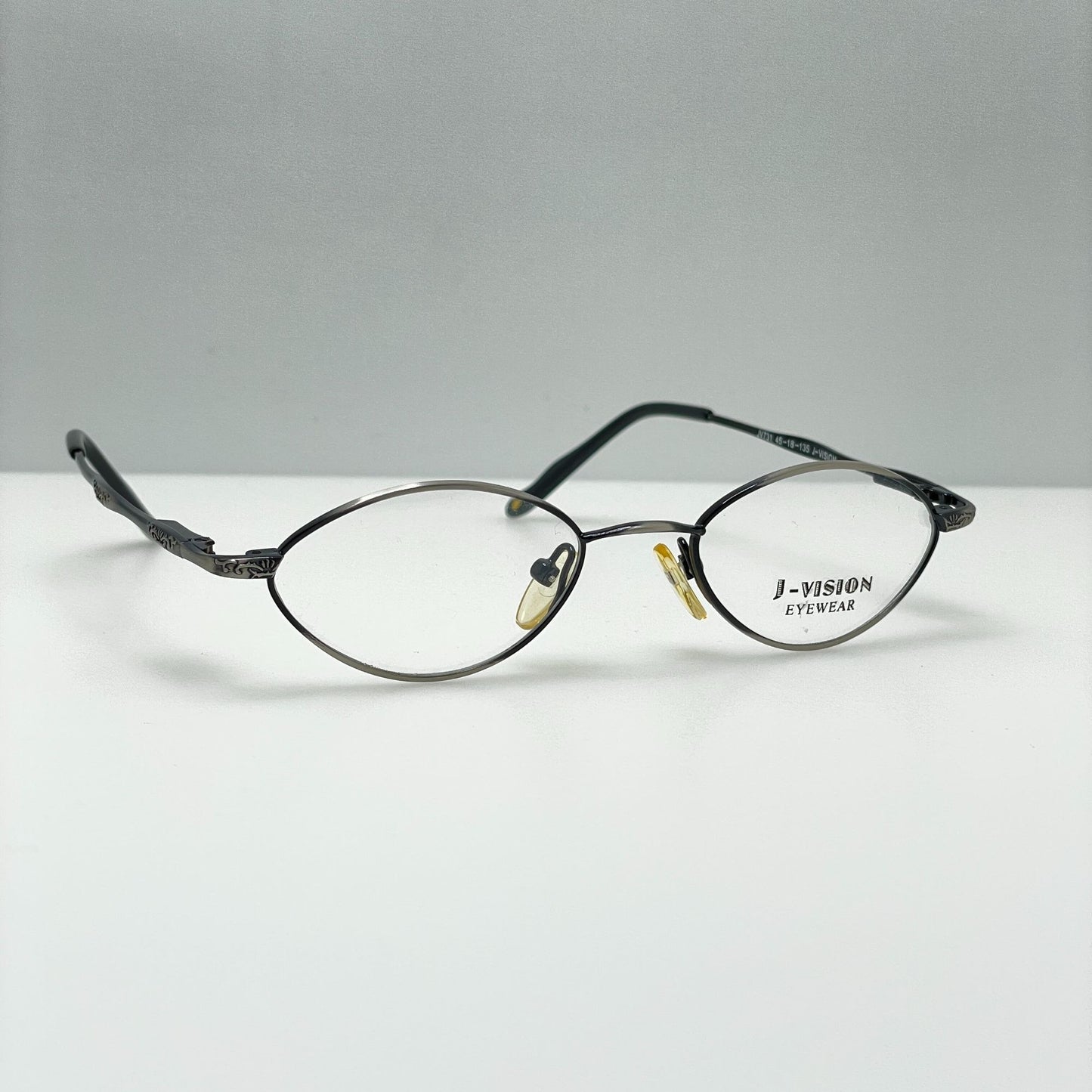 J-Vision Eyeglasses Eye Glasses Frames JV731 ANT SIL Japan 45-18-135