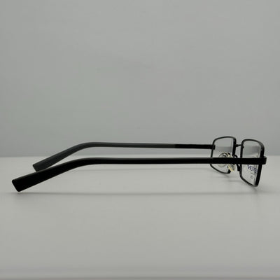 Flexon Eyeglasses Eye Glasses Frames 458 Black Chrome Marchon 51-18-135
