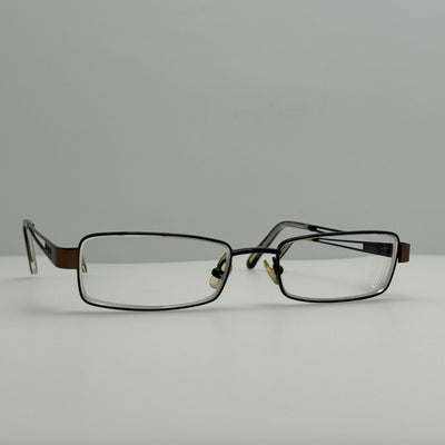 Ted Baker Eyeglasses Eye Glasses Frames Double Up B125 EBO 52-18-135