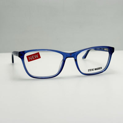 Steve Madden Eyeglasses Eye Glasses Frames Jessiee Blue Crystal 49-16-130