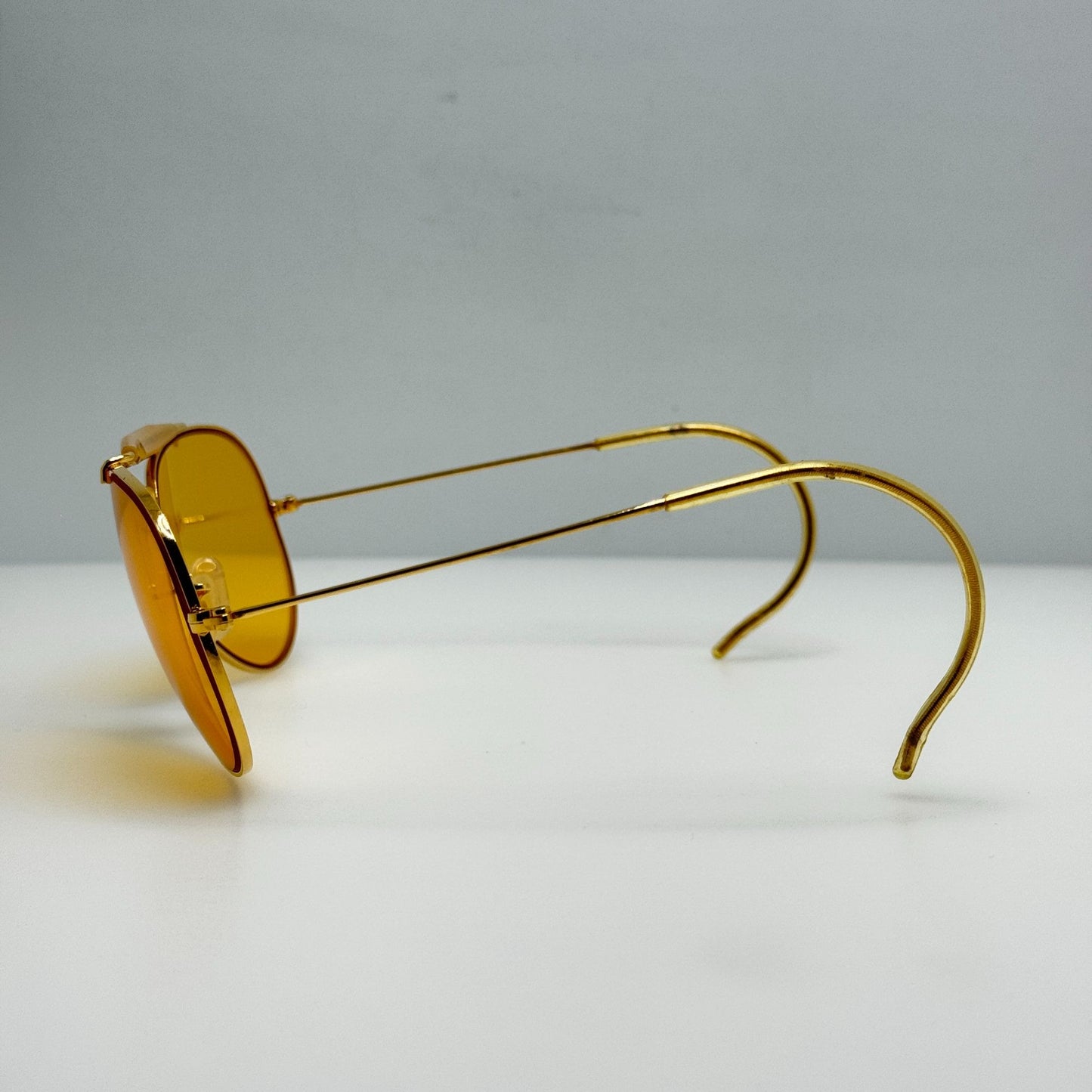 Bausch & Lomb B&L Ray Ban Sunglasses Shooter Yellow 58-14