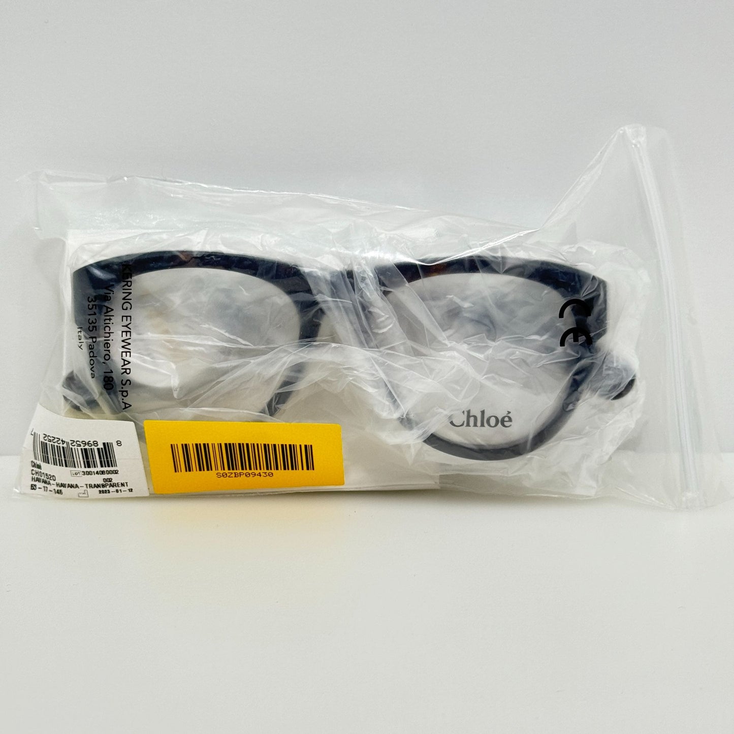 Chloe Eyeglasses Eye Glasses Frames CH0152O 002 53-17-145 Italy