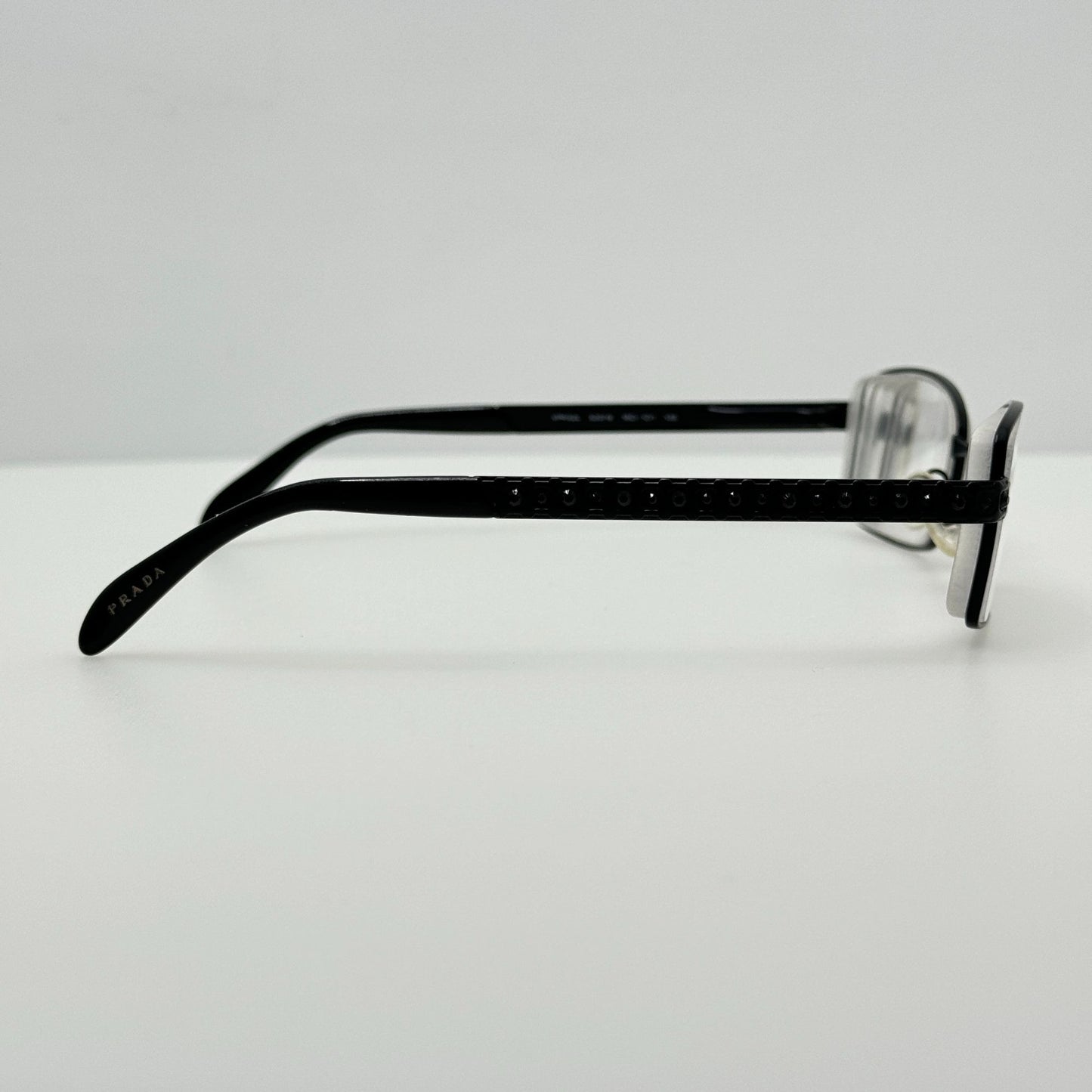 Prada Eyeglasses Eye Glasses Frames VPR 62L 53-16-135 1BO-1O1