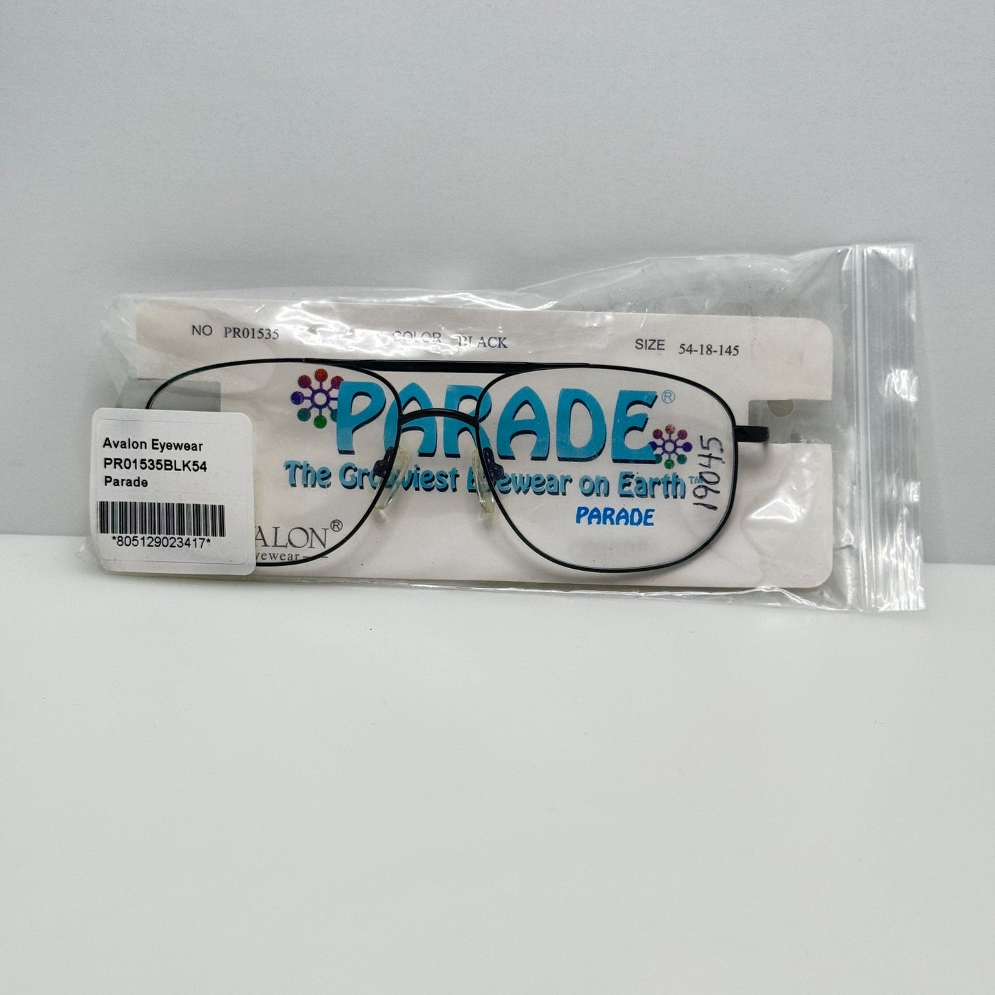 Avalon Eyeglasses Eye Glasses Frames Parade PR01535 Black 54-18-145