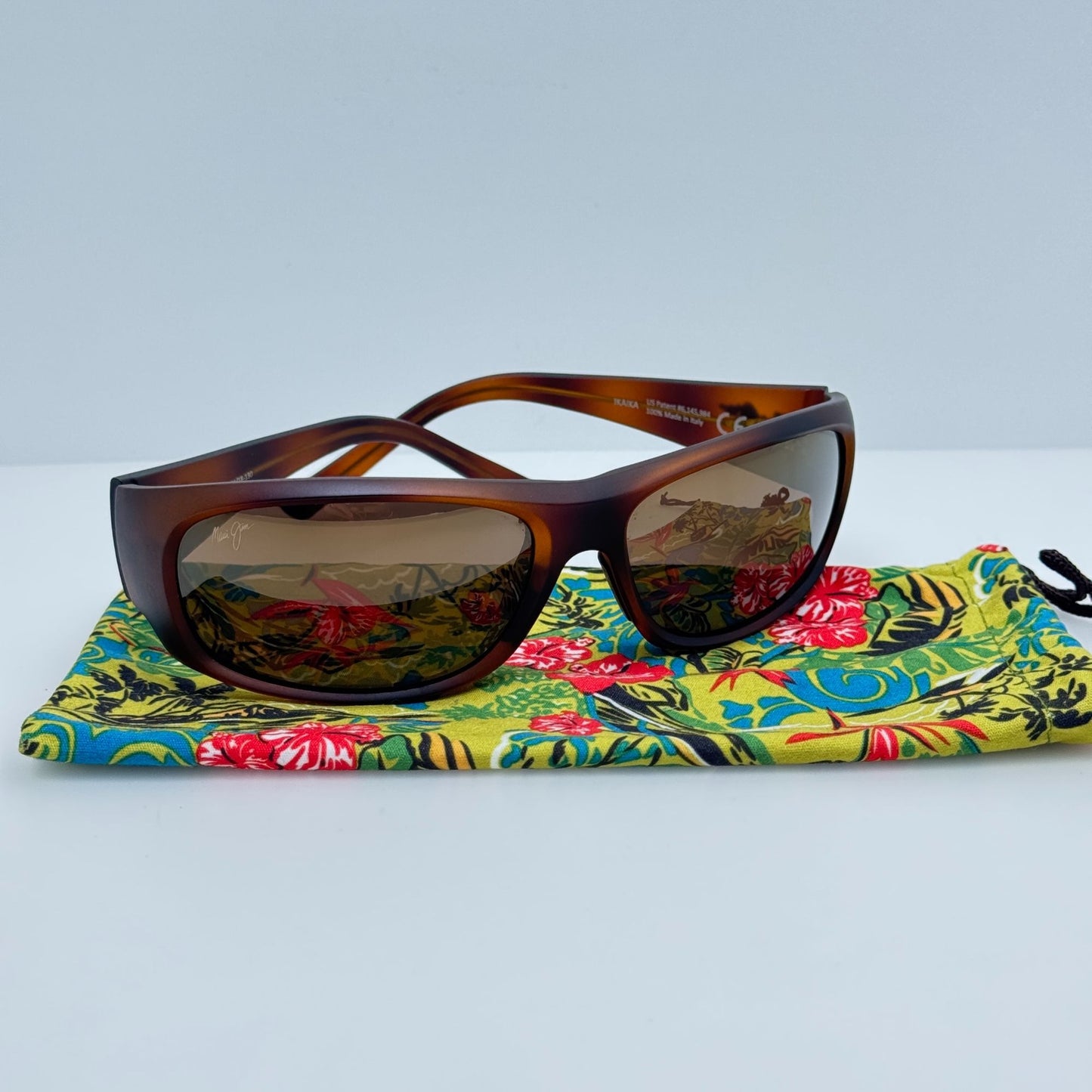 Maui Jim Sunglasses MJ281-10M Ikaika Italy 64-18-130