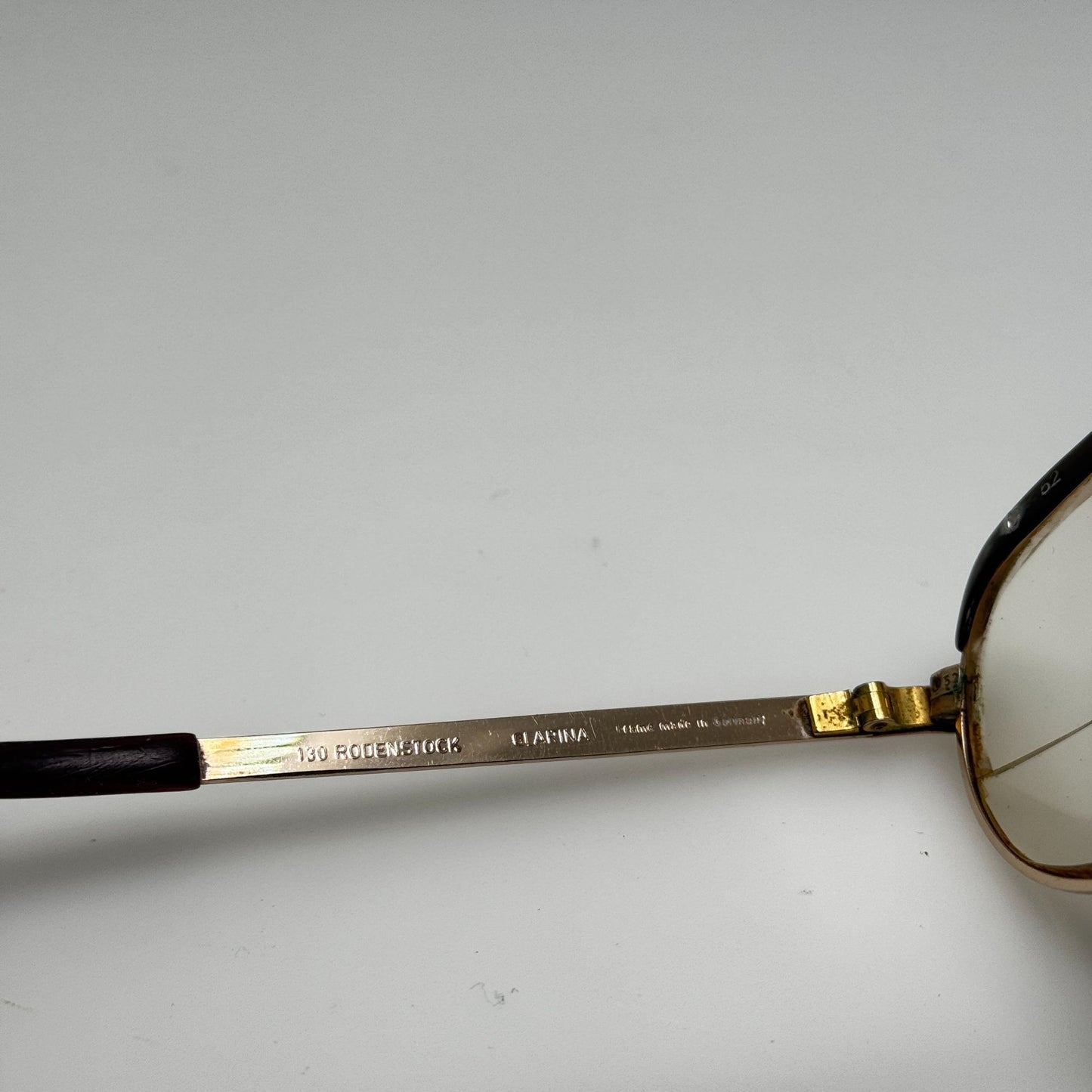 Rodenstock Clarina 1/20-10K Eyeglasses Eye Glasses Frames Germany 52-18-130