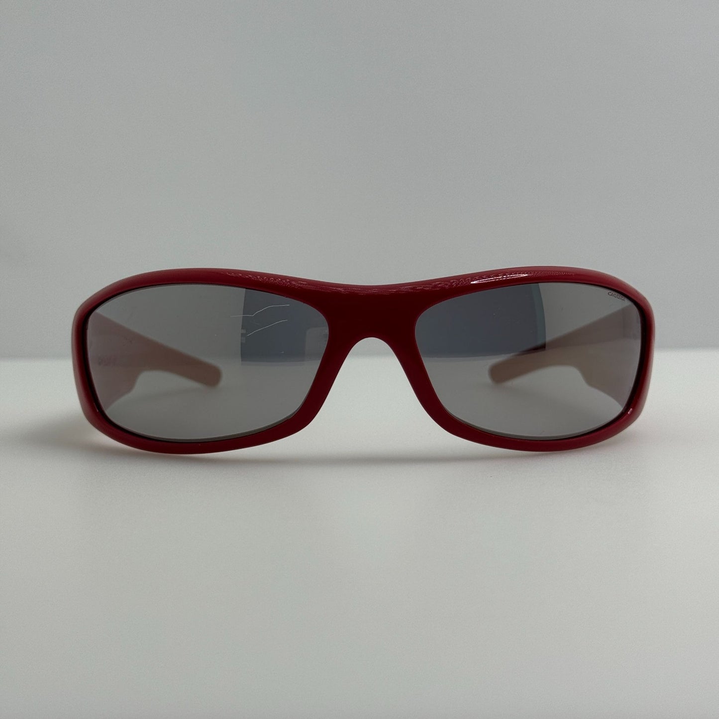 Carrera Sunglasses ISOGRIFO 3ES 6U Safilo Italy Red Vintage Wrap 69-18-120