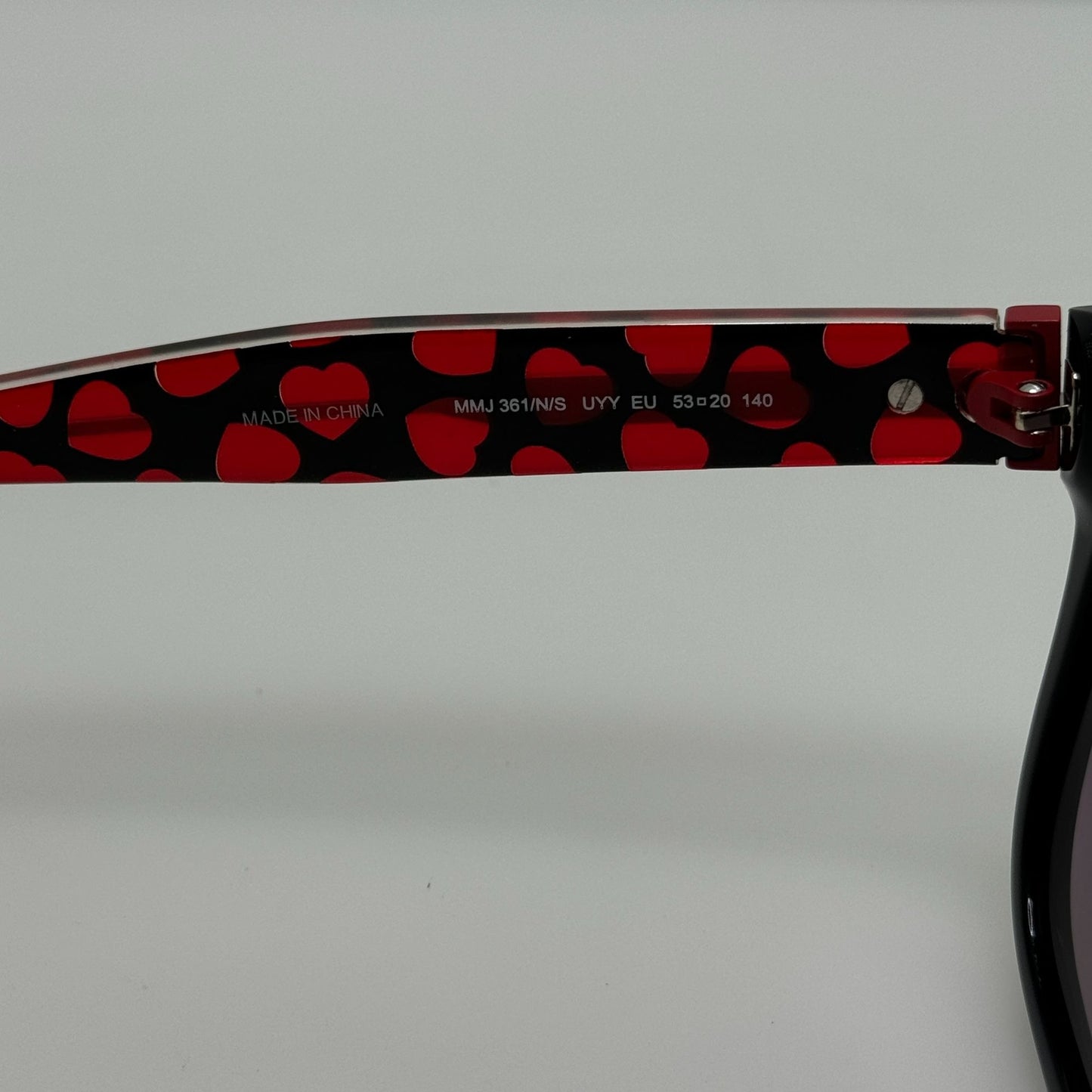 Marc Jacobs Sunglasses MMJ 361/n/s Uyy Eu 53-29-140 Red Black W/ Case