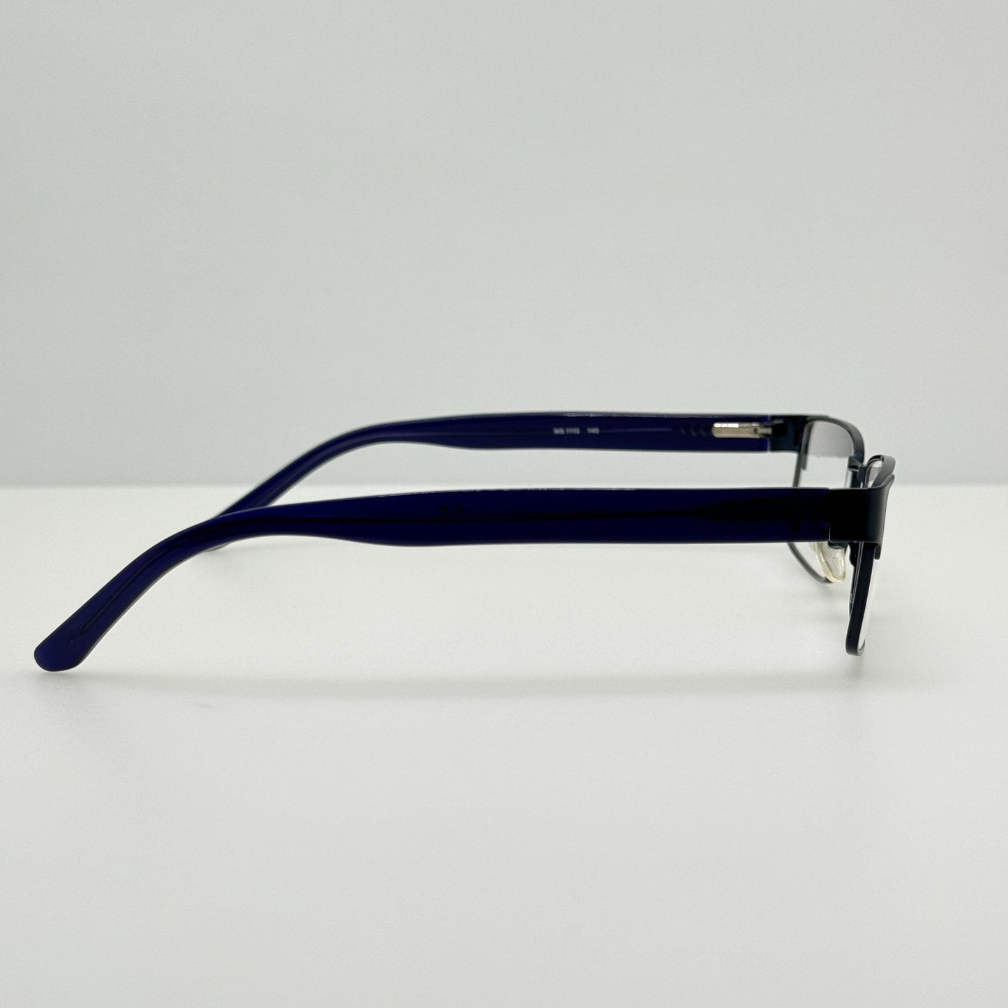 Mossimo Eyeglasses Eye Glasses Frames MS 1110 52-16-140 Navy Trans Navy