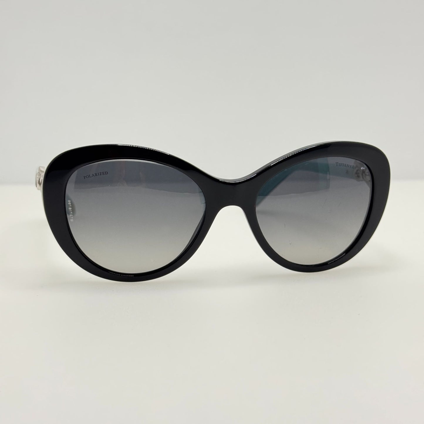 Tiffany Sunglasses TF 4059 8001/T3 Black Polarized Italy 54-18-130