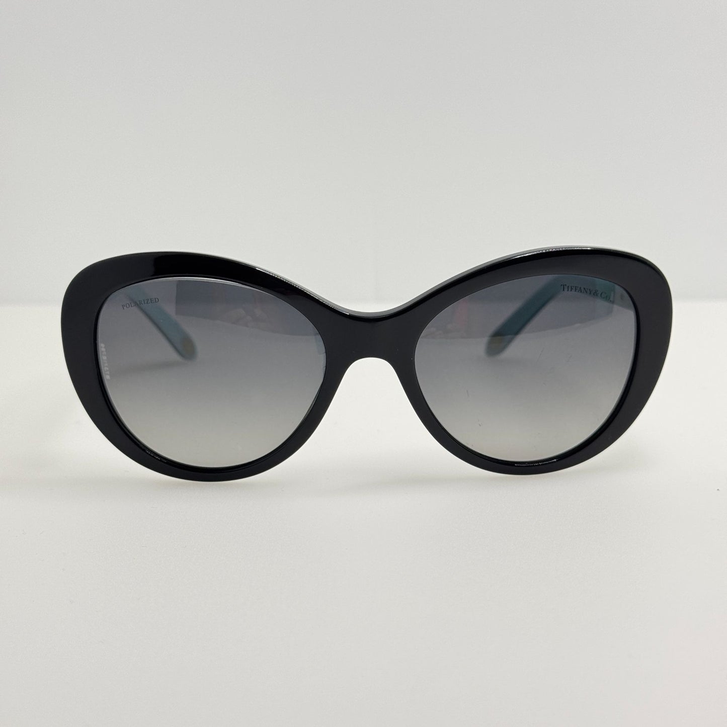 Tiffany Sunglasses TF 4059 8001/T3 Black Polarized Italy 54-18-130