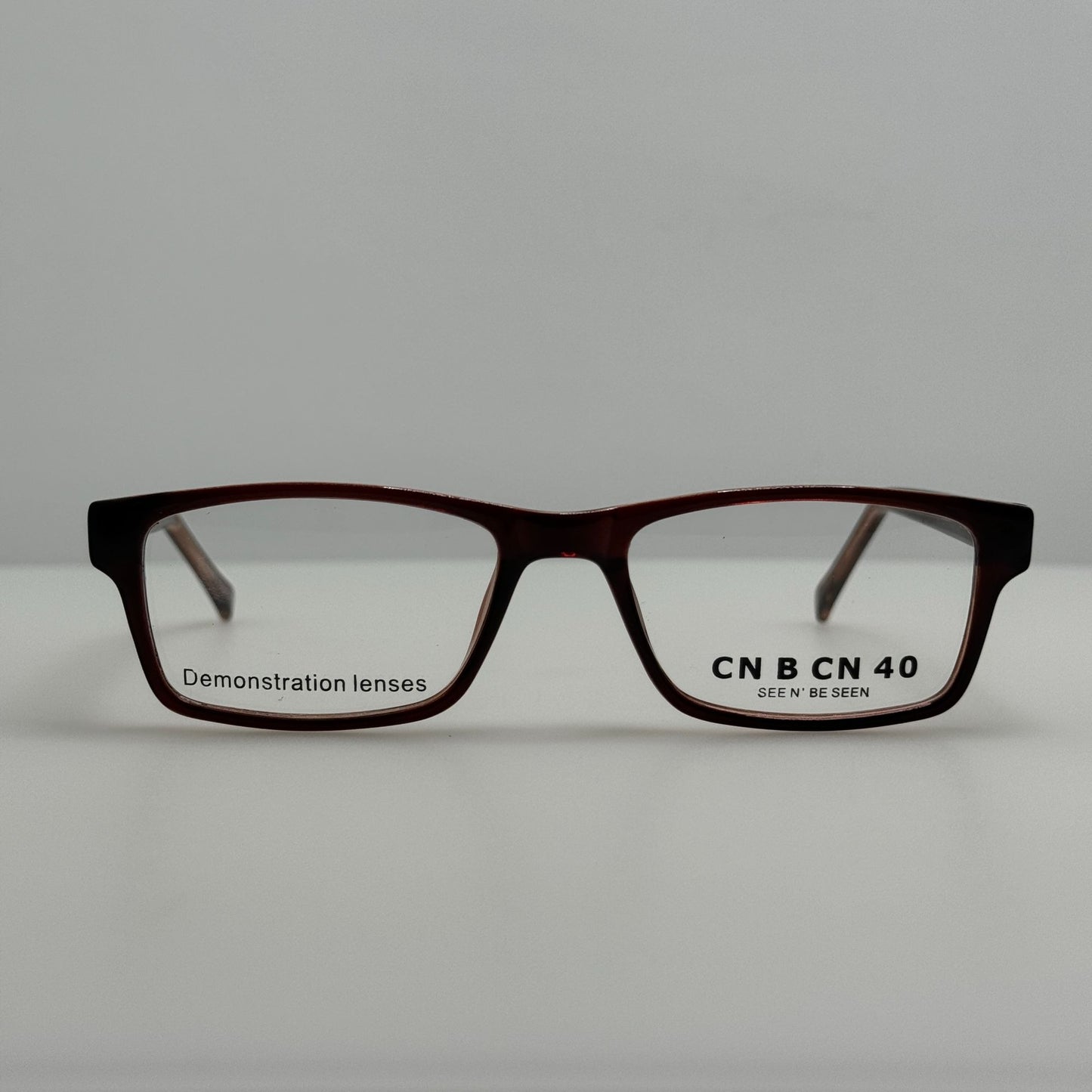 CN B CN Eyeglasses Eye Glasses Frames 40 Brown 50-17-140
