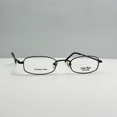 Lido West Eyeglasses Eye Glasses Frames Board Walk Dark Grey 46-20-140