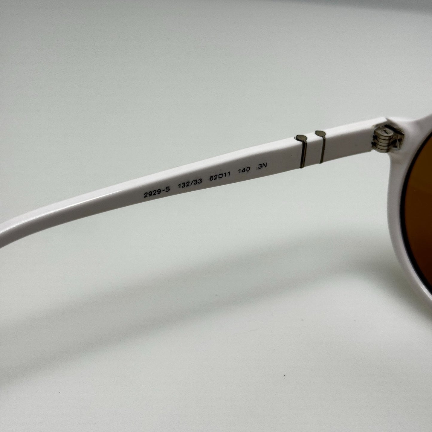 Persol Sunglasses 2929-S 132/33 White Italy 62-11-140