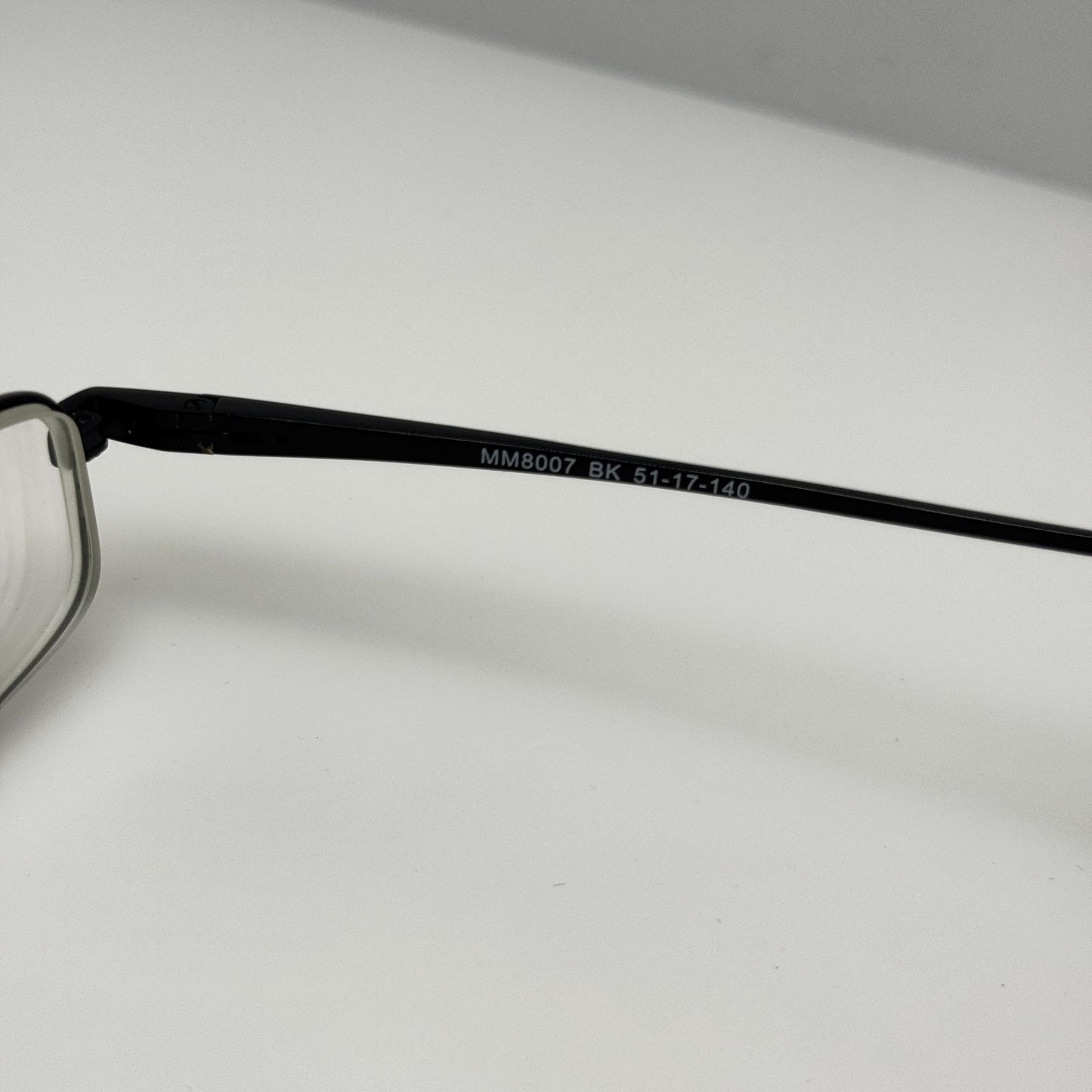 Tempo MM8007 BK Black Eyeglasses Eye Glasses Frames 51-17-140