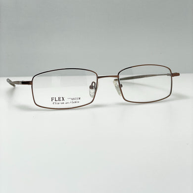 Flex Eyeglasses Eye Glasses Frames 2142 Brown 53-18-135