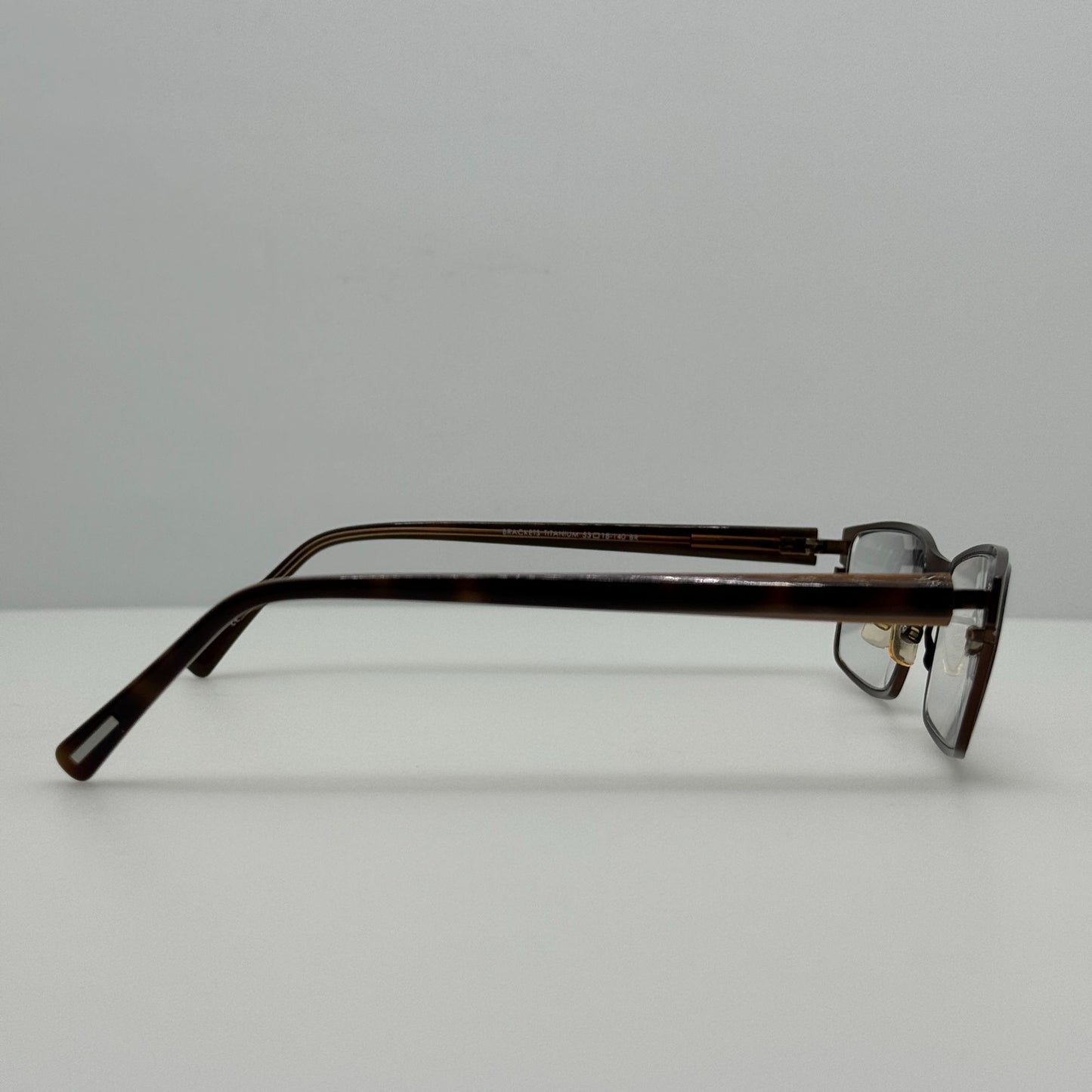 Jhane Barnes Eyeglasses Eye Glasses Frames Brackets Titanium BR 53-18-140