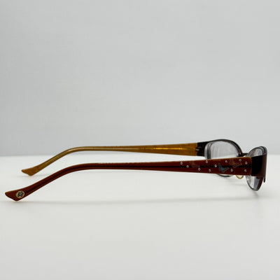 Lulu Guinness Eyeglasses Eye Glasses Frames L630 BRN 52-16-140