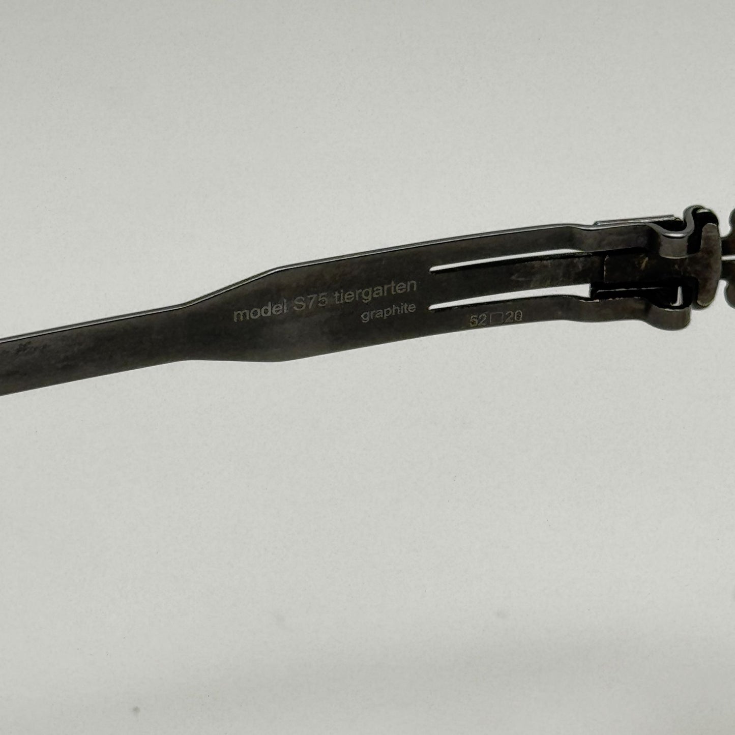 Ic Berlin S75 Tiergarten Graphite Eyeglasses Eye Glasses Frames 52-20-145