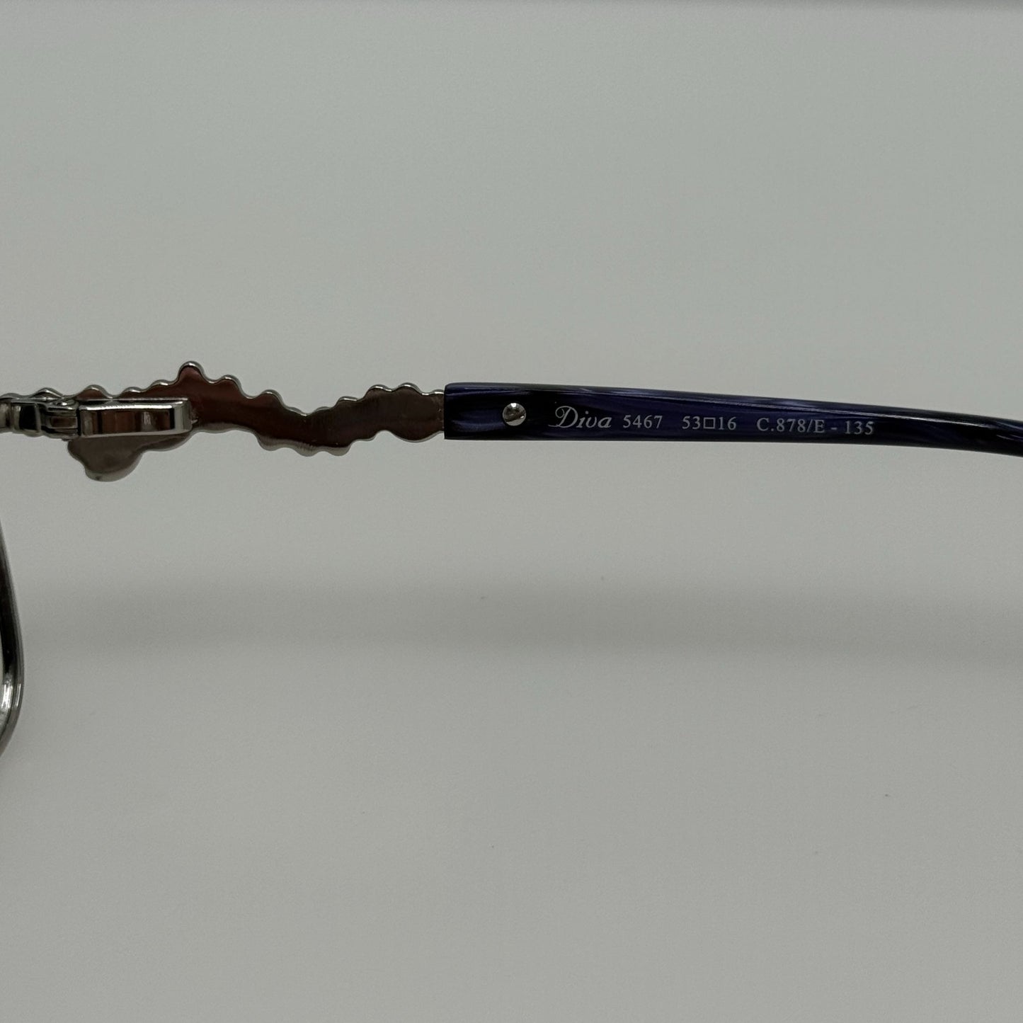 Diva Eyeglasses Eye Glasses Frames 5467 C. 878/E 53-16-135