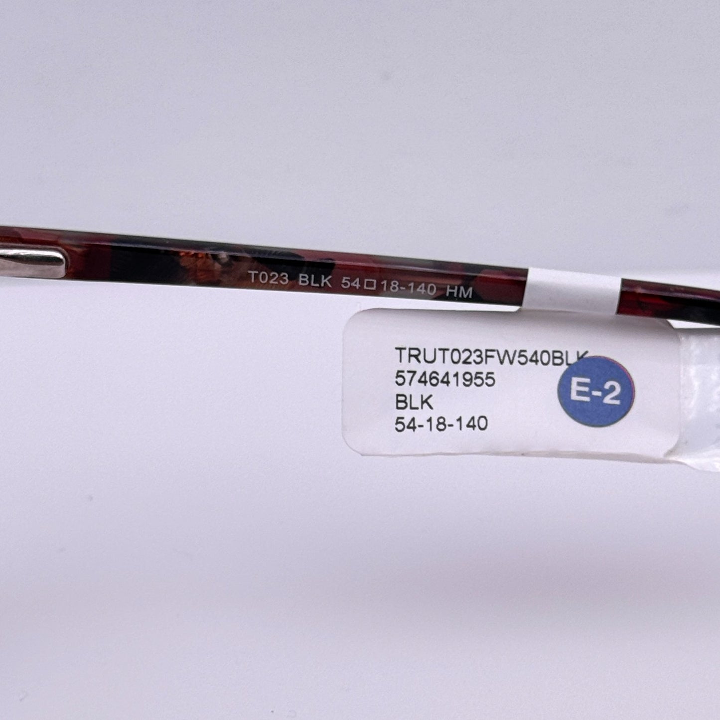 True Religion Eyeglasses Eye Glasses Frames T023 BLK 54-18-140